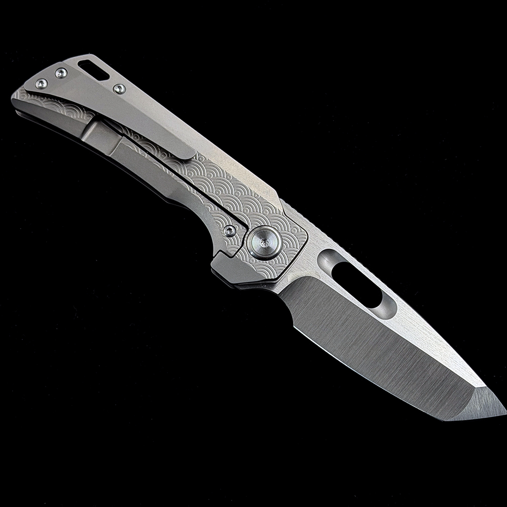 Overlord Dinosaur Titanium M390 folding knife
