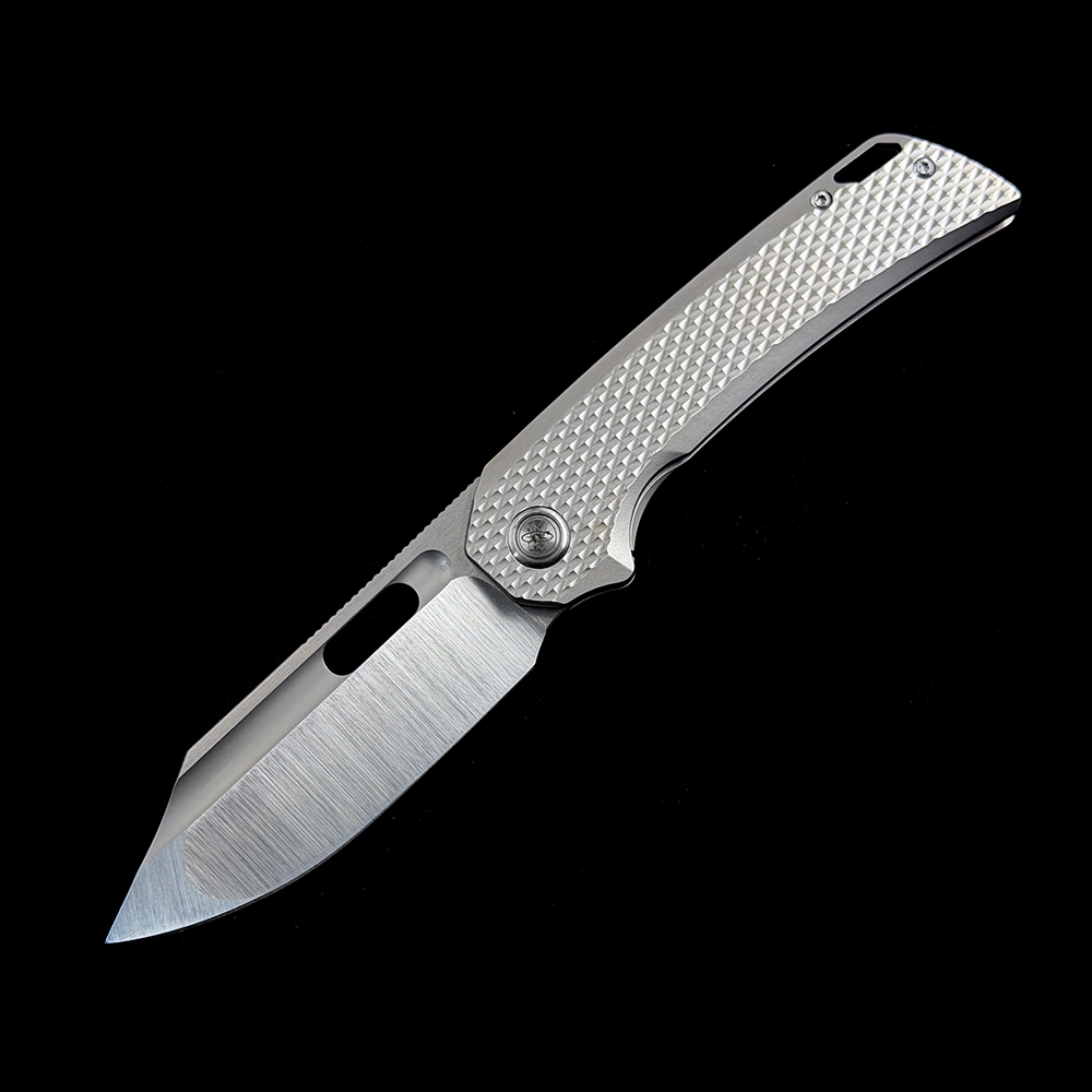 Overlord Dinosaur Titanium M390 folding knife