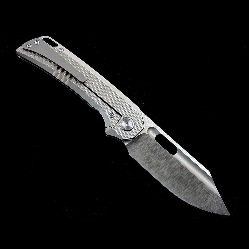 Overlord Dinosaur Titanium M390 folding knife
