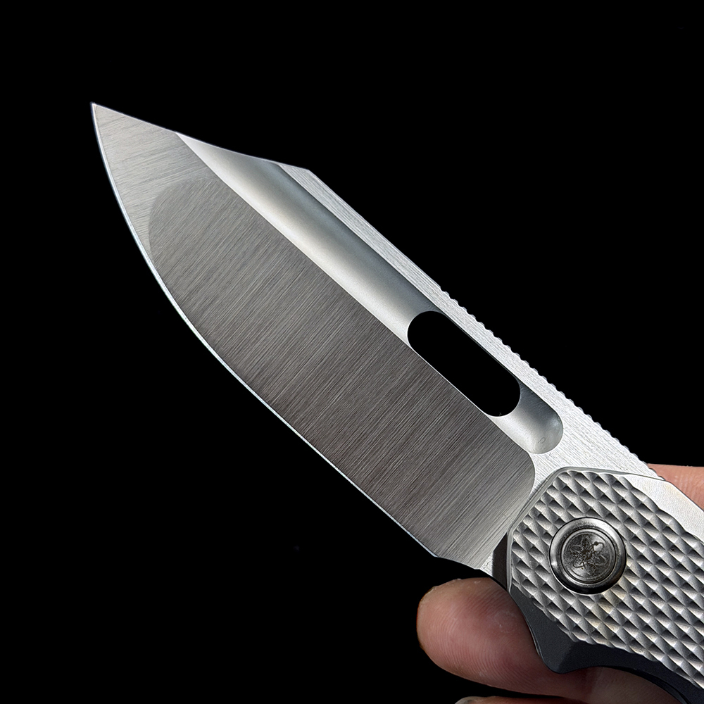 Overlord Dinosaur Titanium M390 folding knife