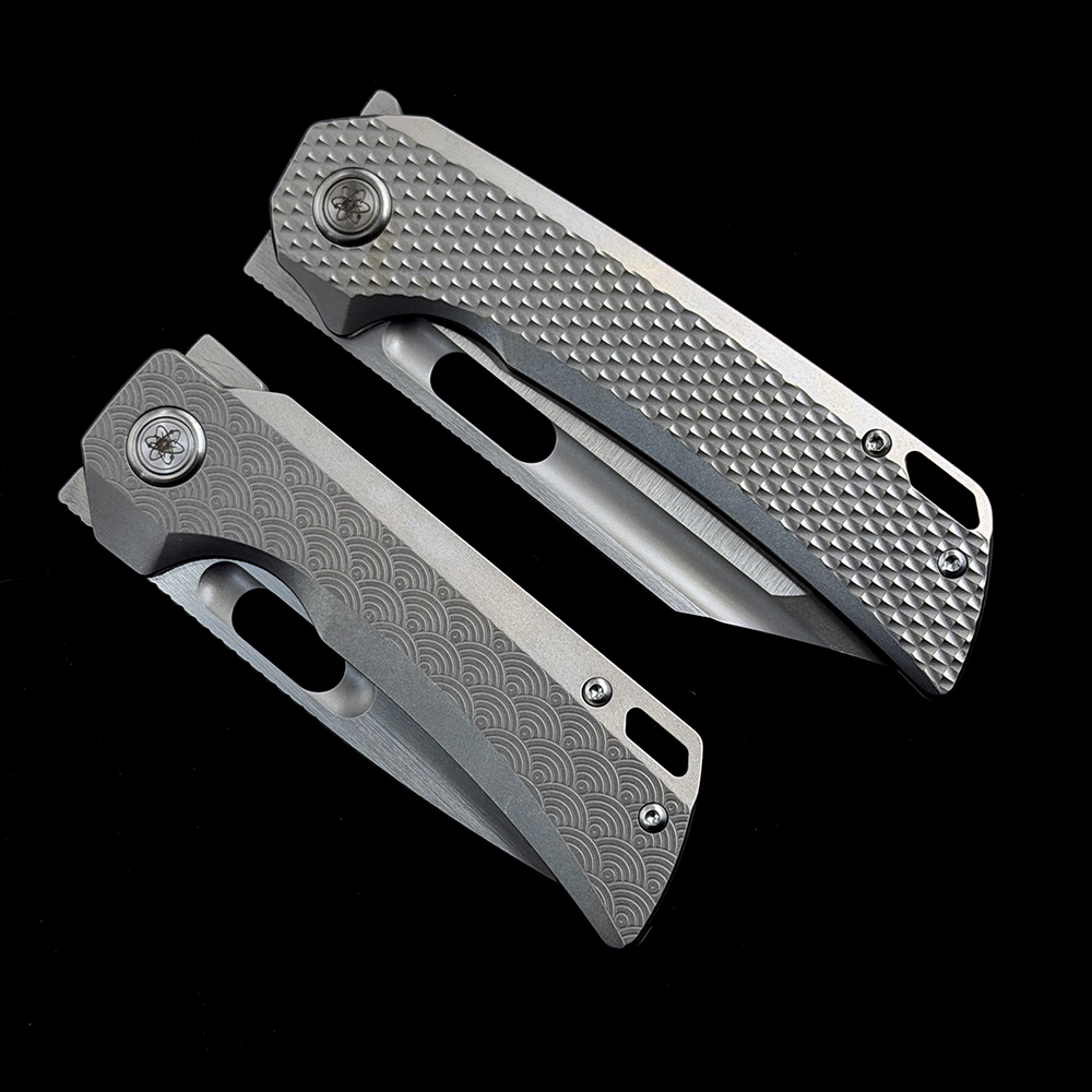 Overlord Dinosaur Titanium M390 folding knife