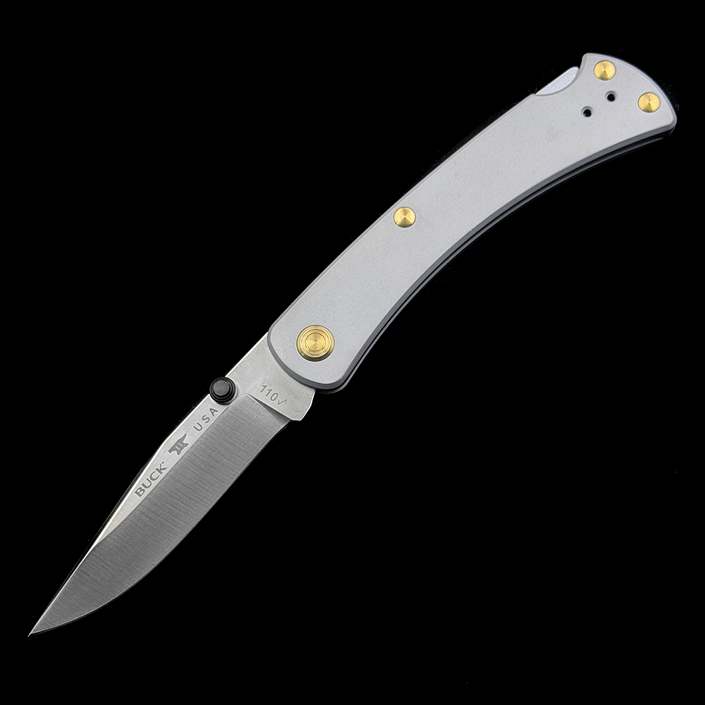 BK 110 Lockback Folding Knife 3.62" VG -10 Blade, TC4 Handles