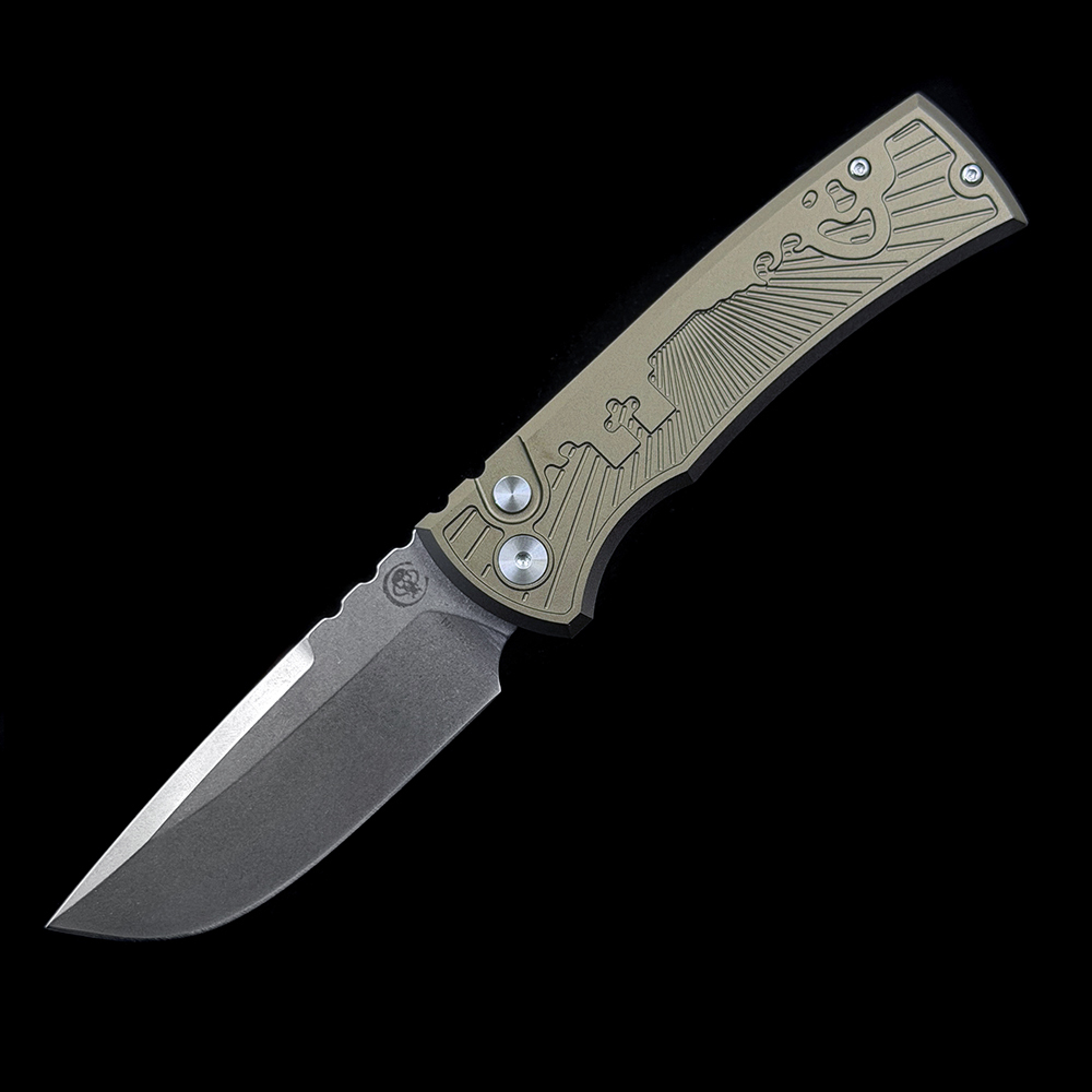 Pro-Tech Chaves Redencion 229 AUTO Folding Knife  S35VN  Blade Aluminum Handles