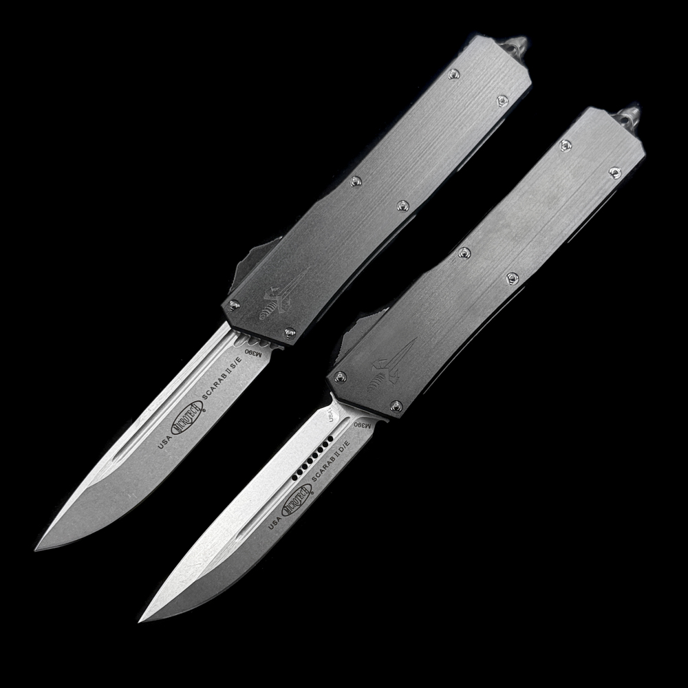 MT Scarab II OTF Brushed aluminum handle Knives