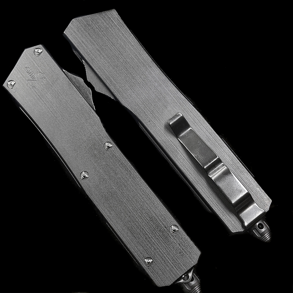MT Scarab II OTF Brushed aluminum handle Knives