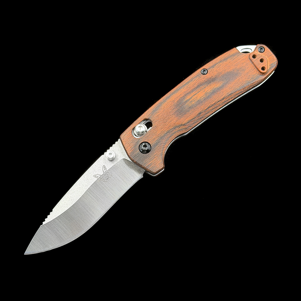 BM15031-2 Hunt North Fork CPM-S30V Stainless & Stabilized Wood Folding Knife