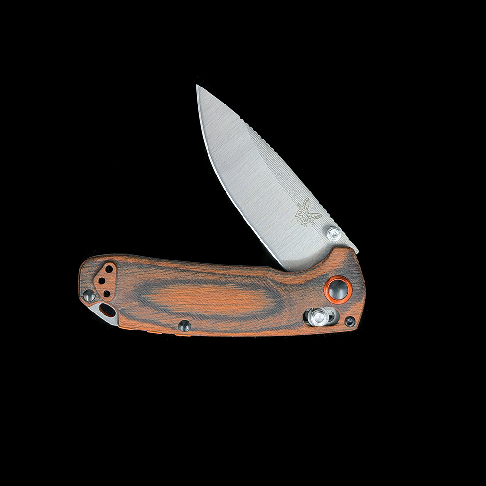BM 15032 North Fork | Wood | Drop-point FOLDING KNIFE