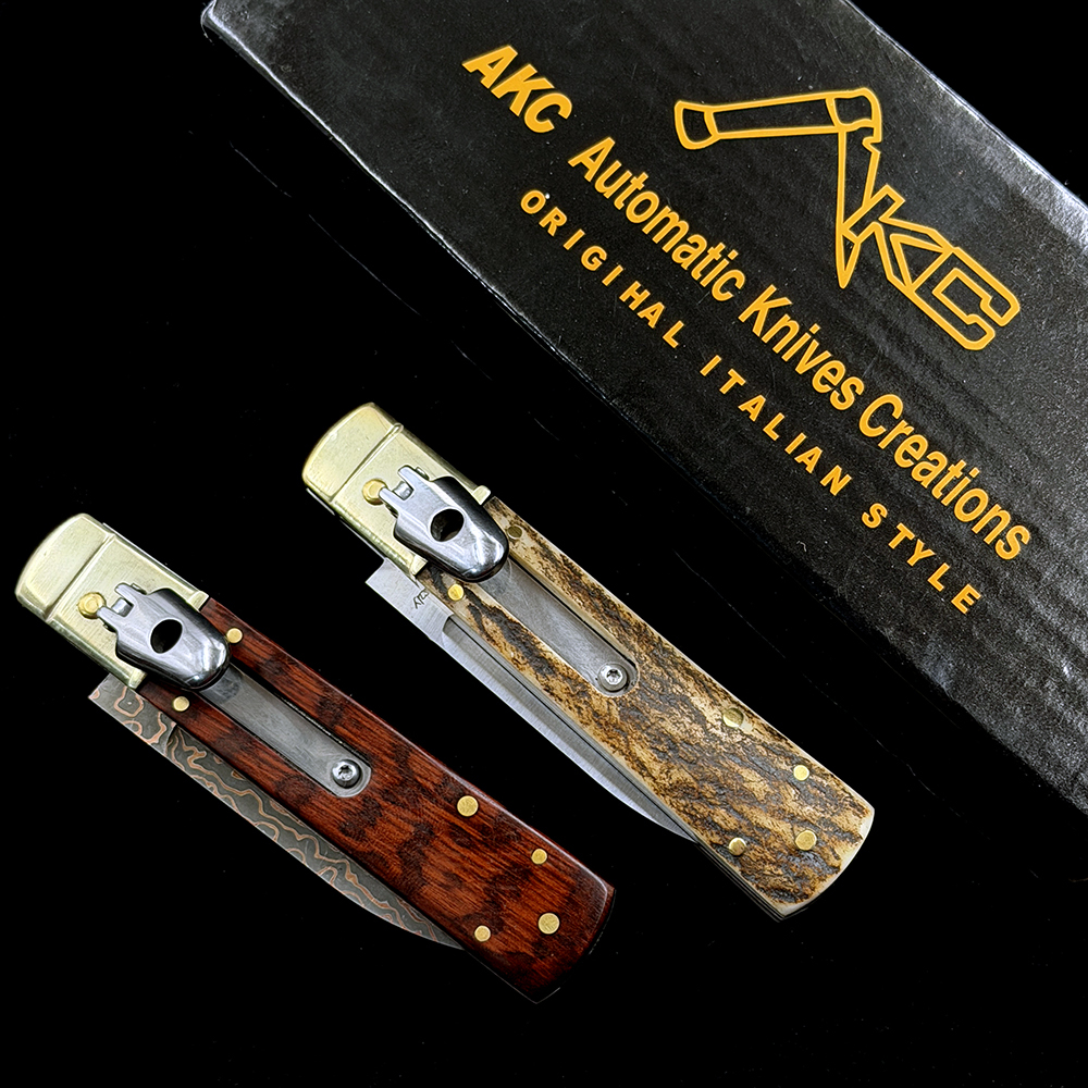 leverletto Round handled Akc classical jumping knife