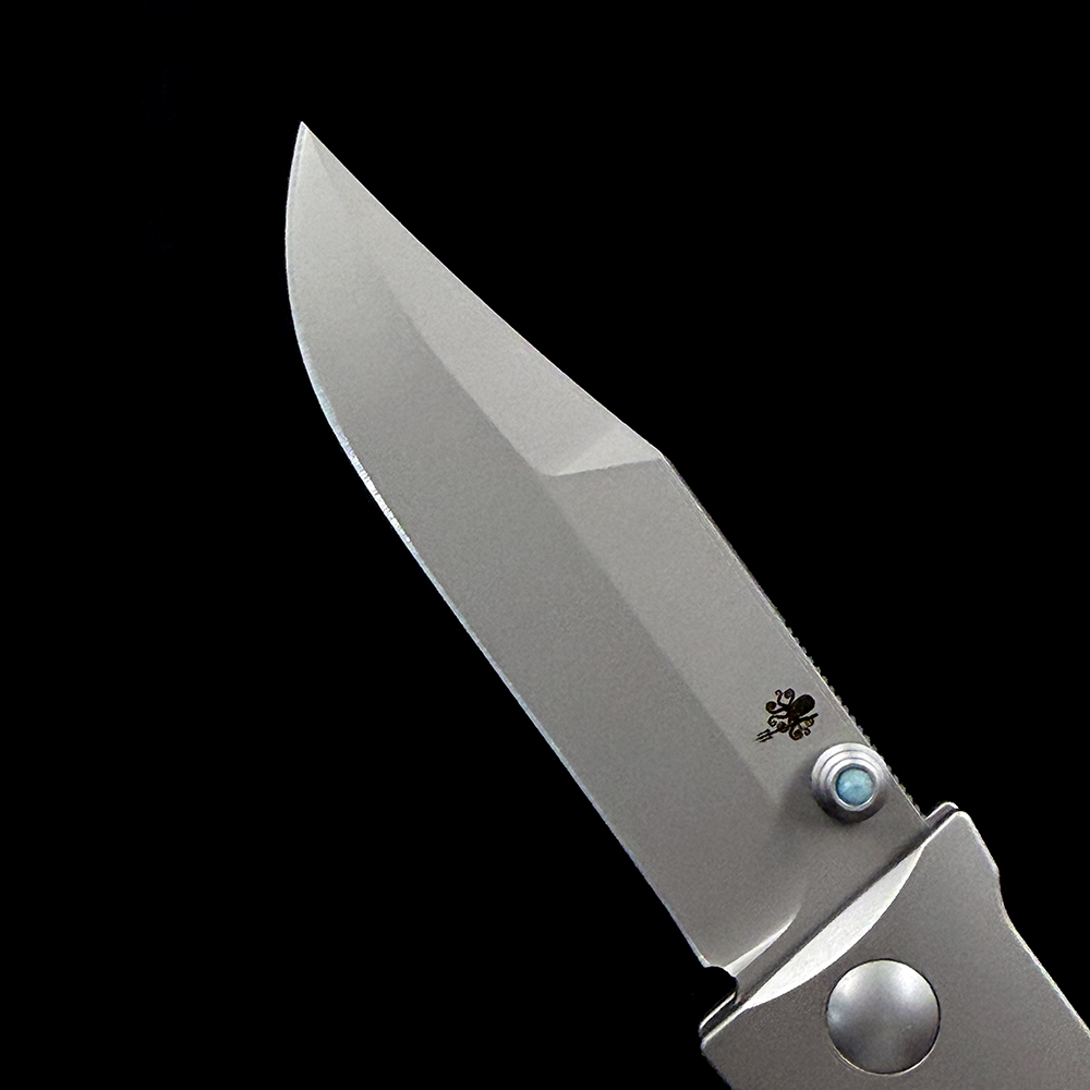 Prometheus Design Werx PDW STS Folding Knife M390  Blade, Titanium Handles