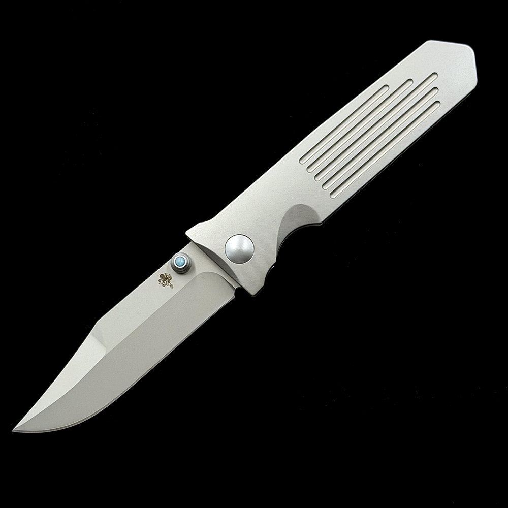 Prometheus Design Werx PDW STS Folding Knife M390 Blade, Titanium