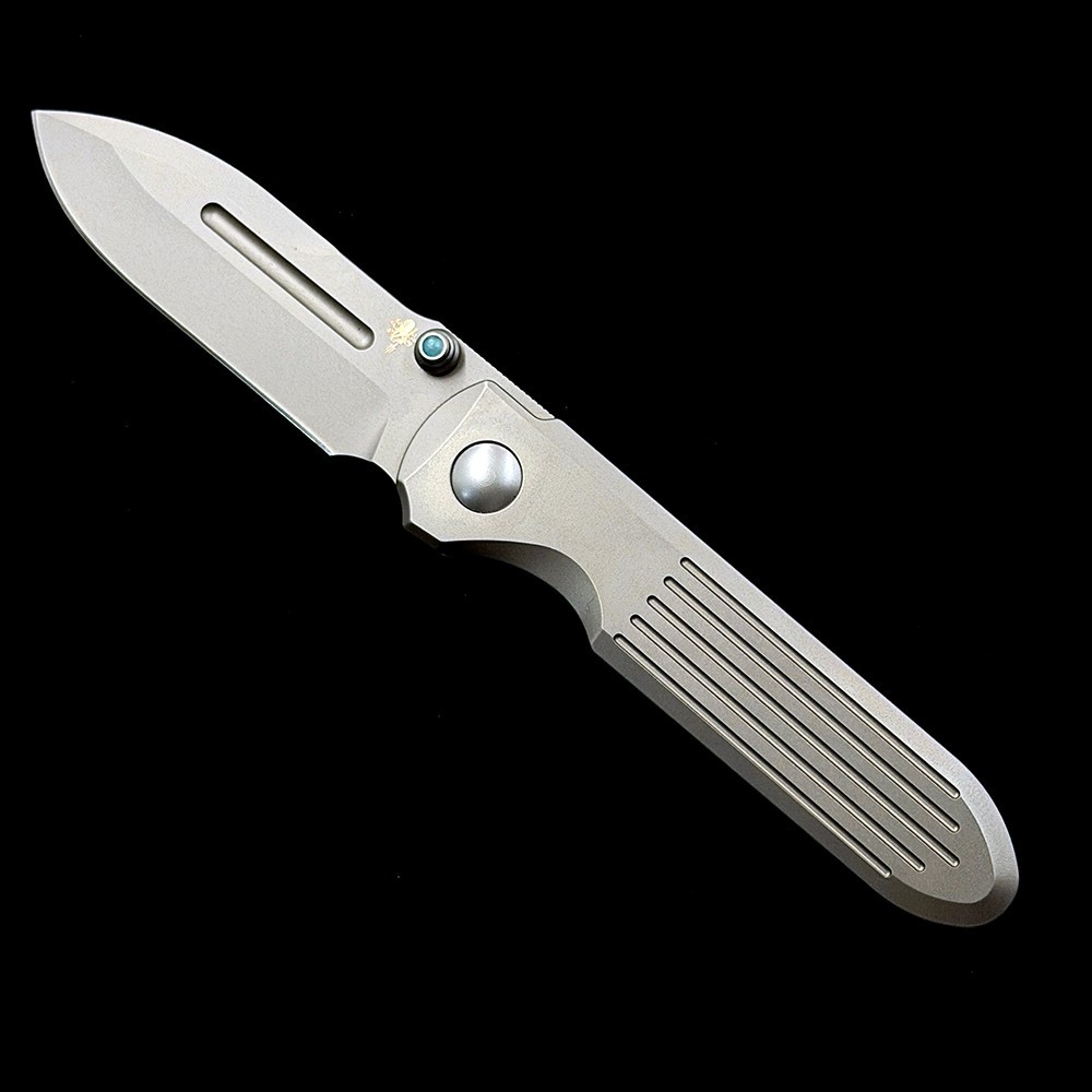 PDW SPD Invictus Titanium handle M390 blade Knife