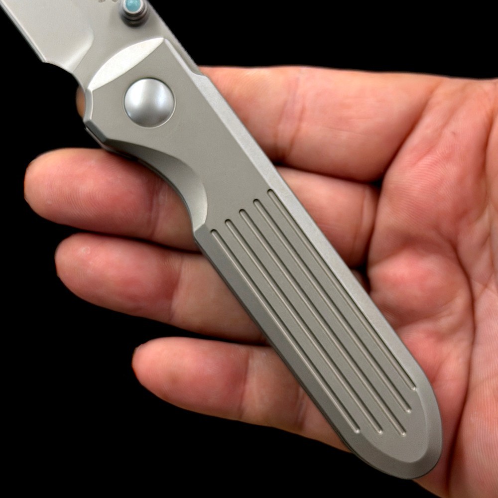 PDW SPD Invictus Titanium handle M390 blade Knife
