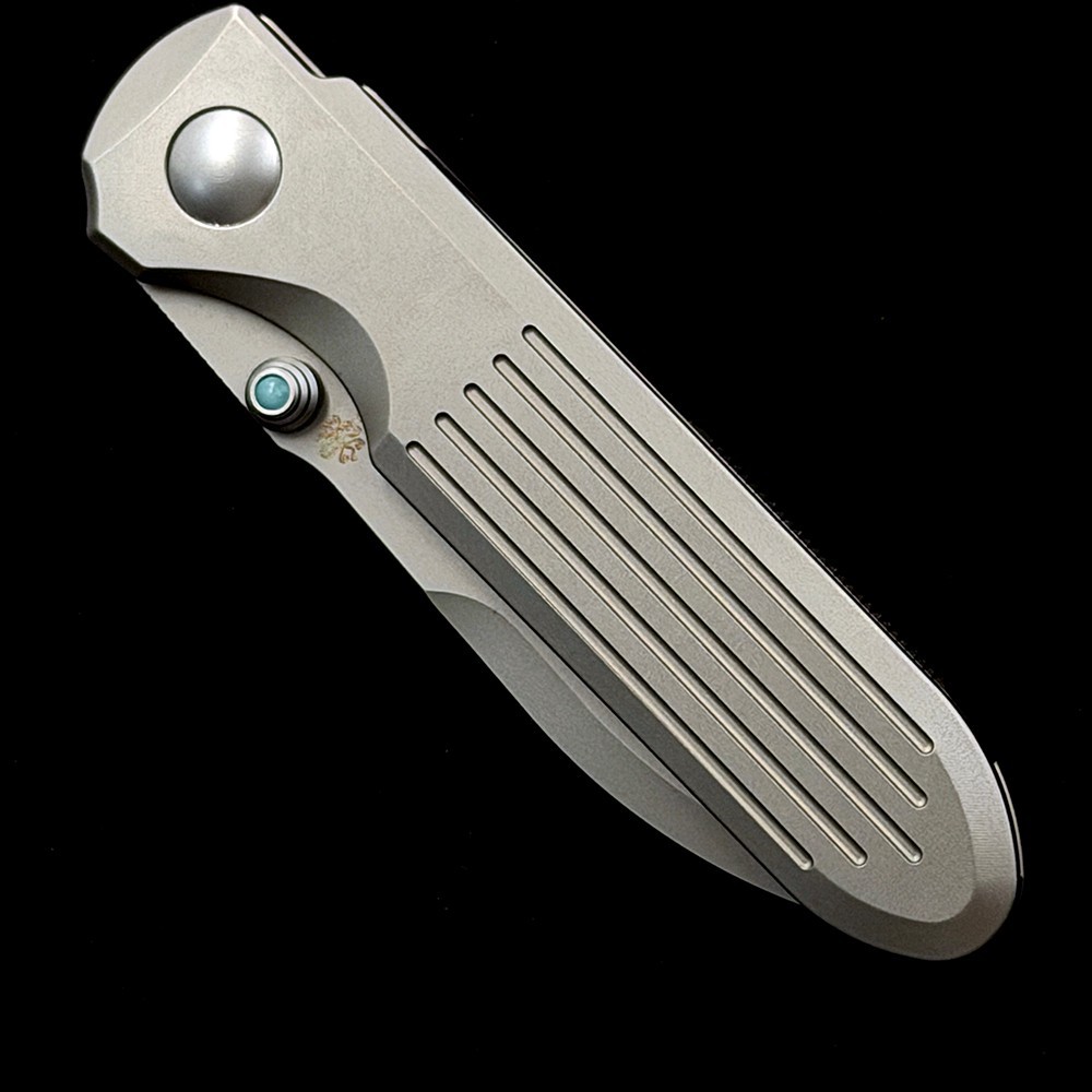PDW SPD Invictus Titanium handle M390 blade Knife