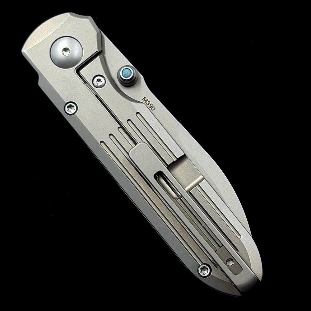 PDW SPD Invictus Titanium handle M390 blade Knife