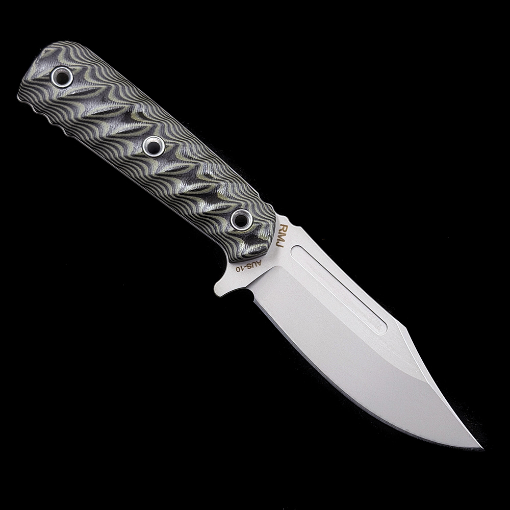 RMJ Tactical UCAP Fixed Blade Knife Dirty Olive G-10