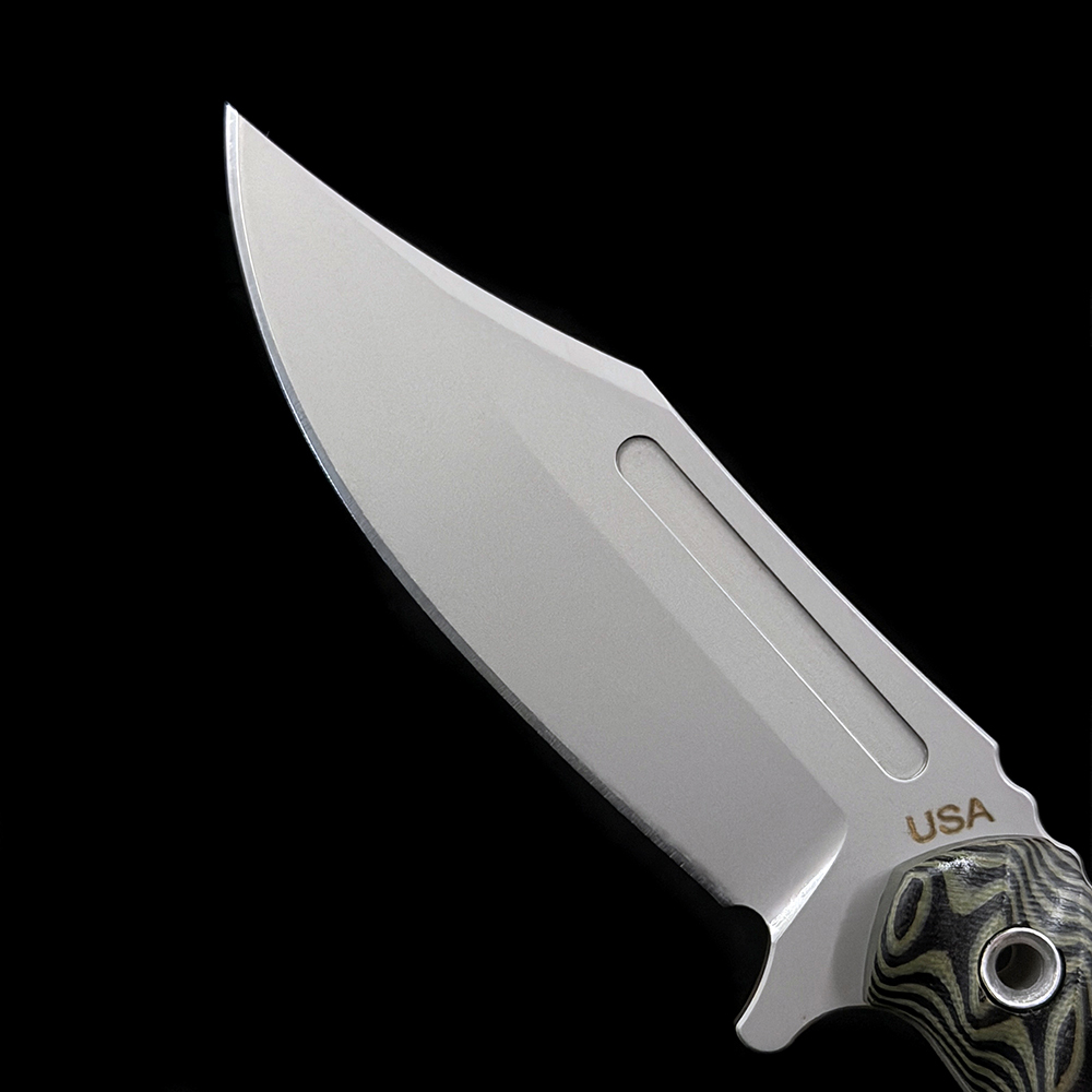 RMJ Tactical UCAP Fixed Blade Knife Dirty Olive G-10
