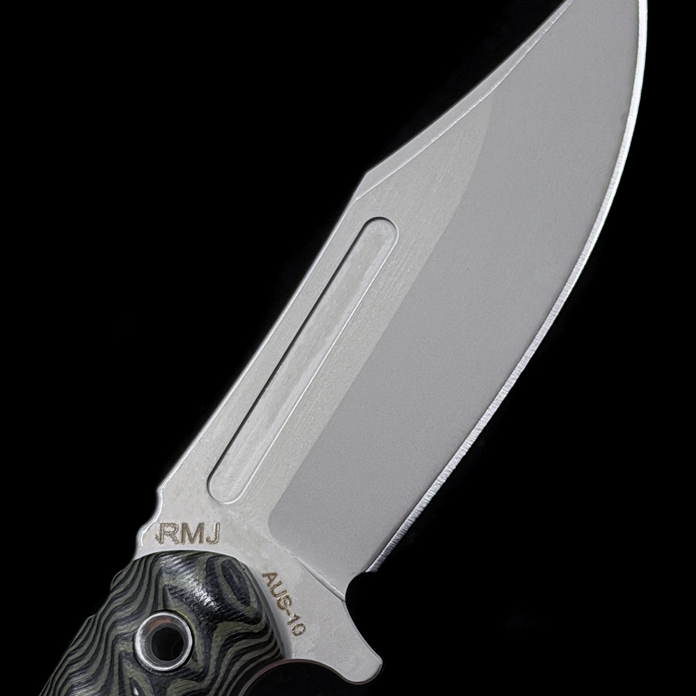 RMJ Tactical UCAP Fixed Blade Knife Dirty Olive G-10
