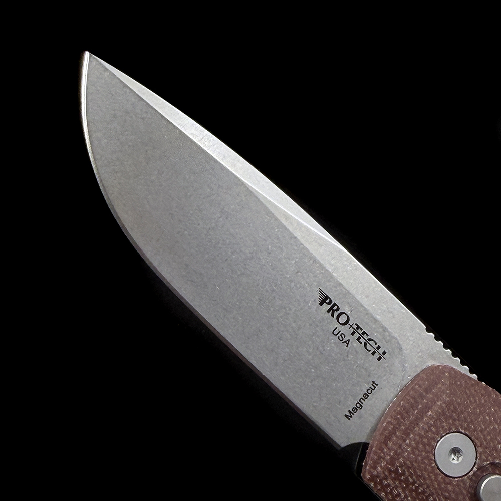 Vero Engineering + Pro-Tech Synapse Auto Knife Micarta /g10 Handle