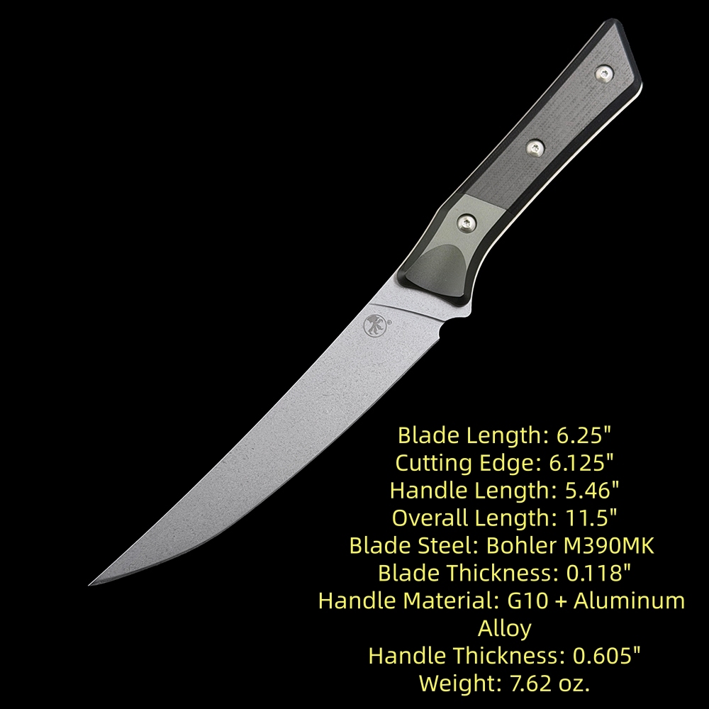 MT 3000/3100/3400/3500 Culinary  Chef's/Boning  Knife G10 Aluminum alloy Handle