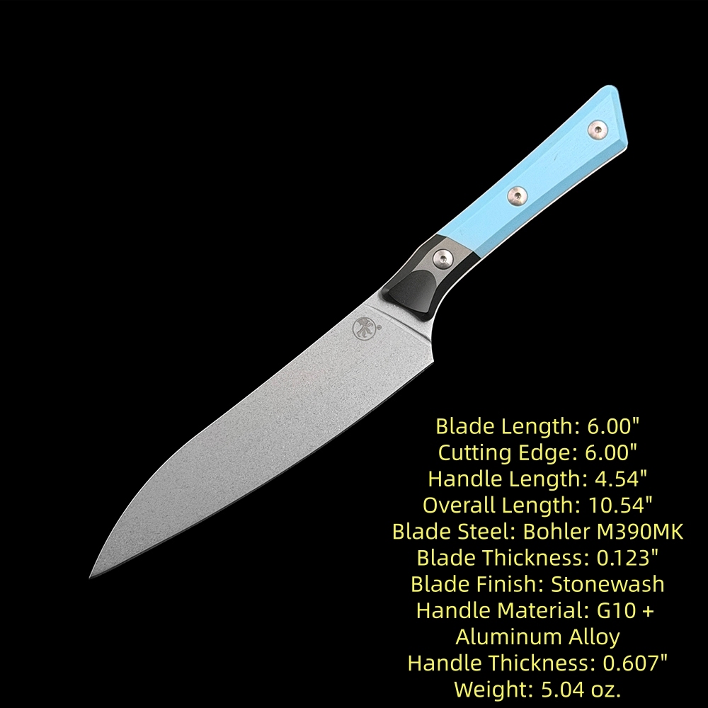 MT 3000/3100/3400/3500 Culinary  Chef's/Boning  Knife G10 Aluminum alloy Handle