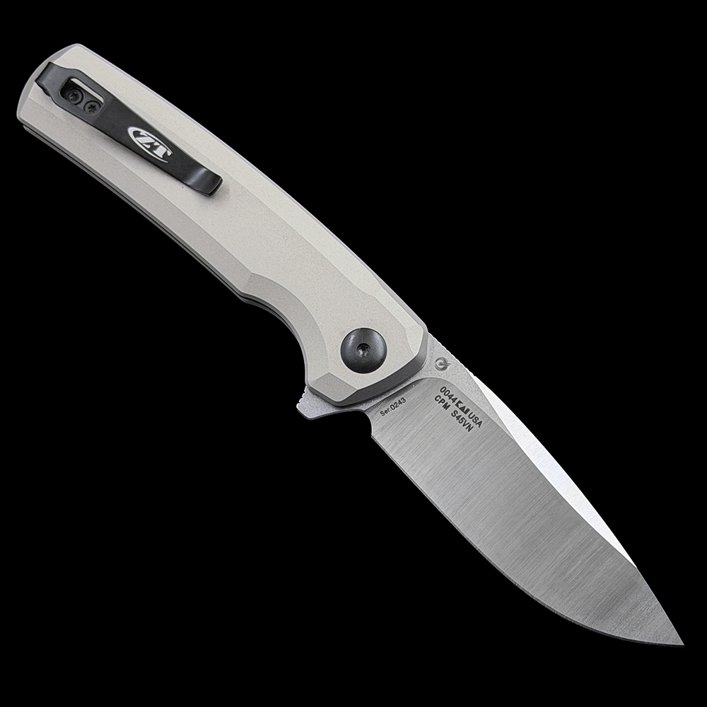 ZT 0044 Aluminum alloy Button Lock Knife