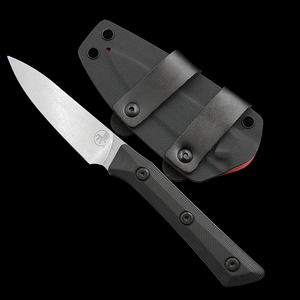 MT  3500 Kitchen Fixed Blade Knife 3.7" G10 Handles