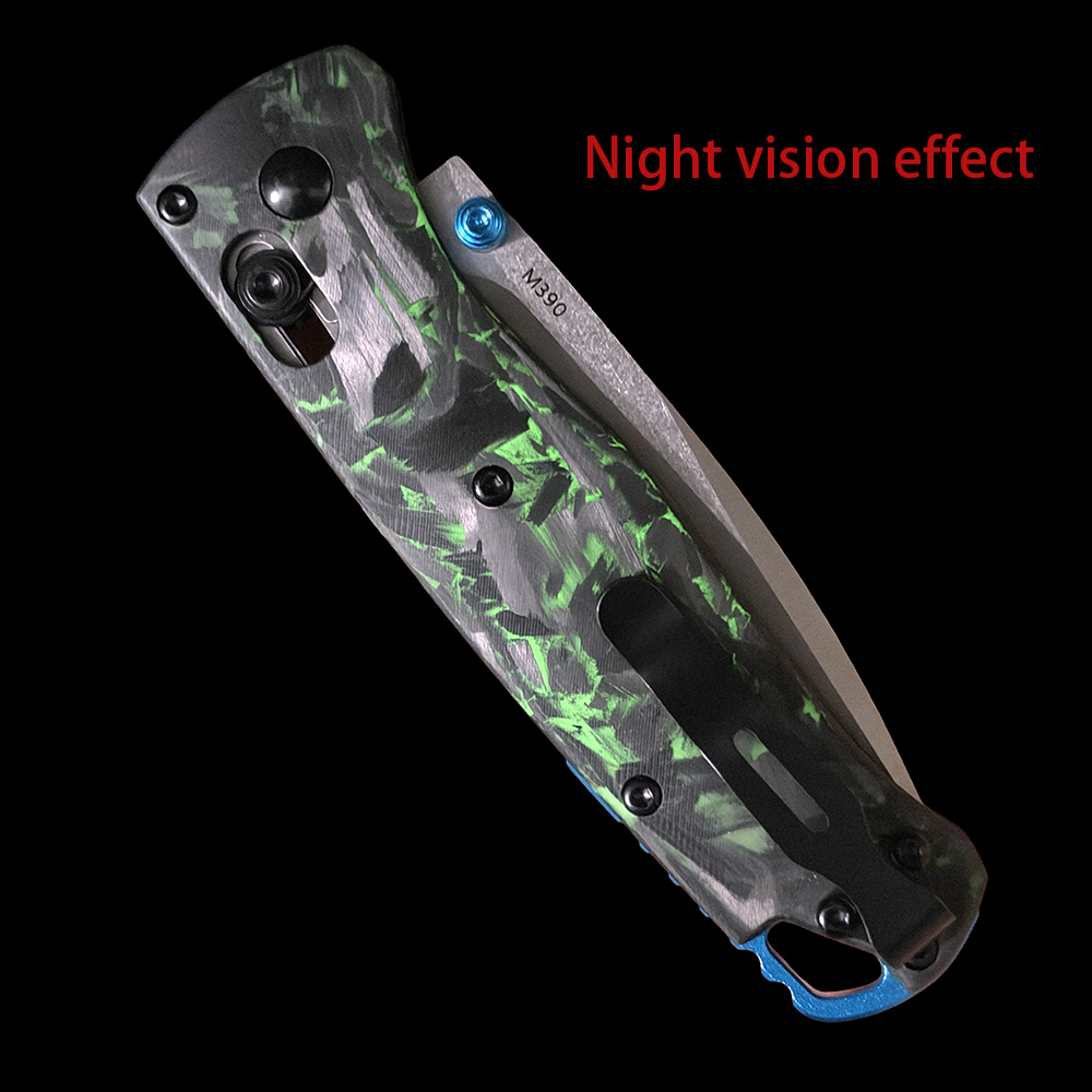 BM 535-3 (100% M390 ) Luminous carbon fiber KNIVES