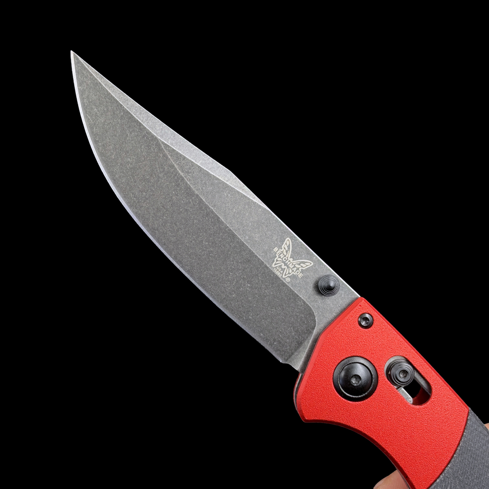 BM 15080BK-04 Crooked River  Micarta Folding Knife