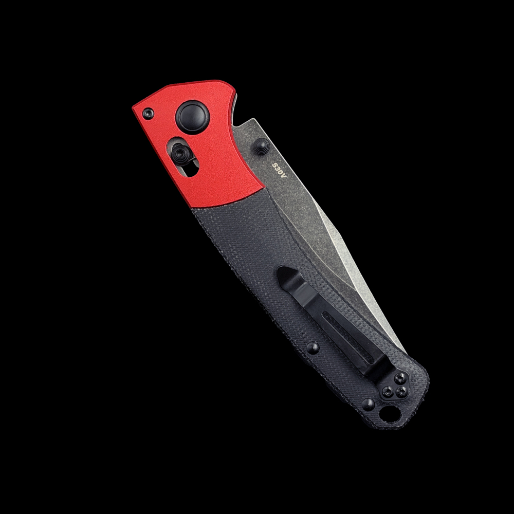 BM 15080BK-04 Crooked River  Micarta Folding Knife