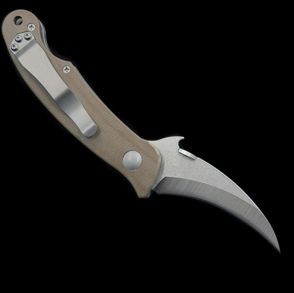 EMR Micarta Karambit Claw Folding knife
