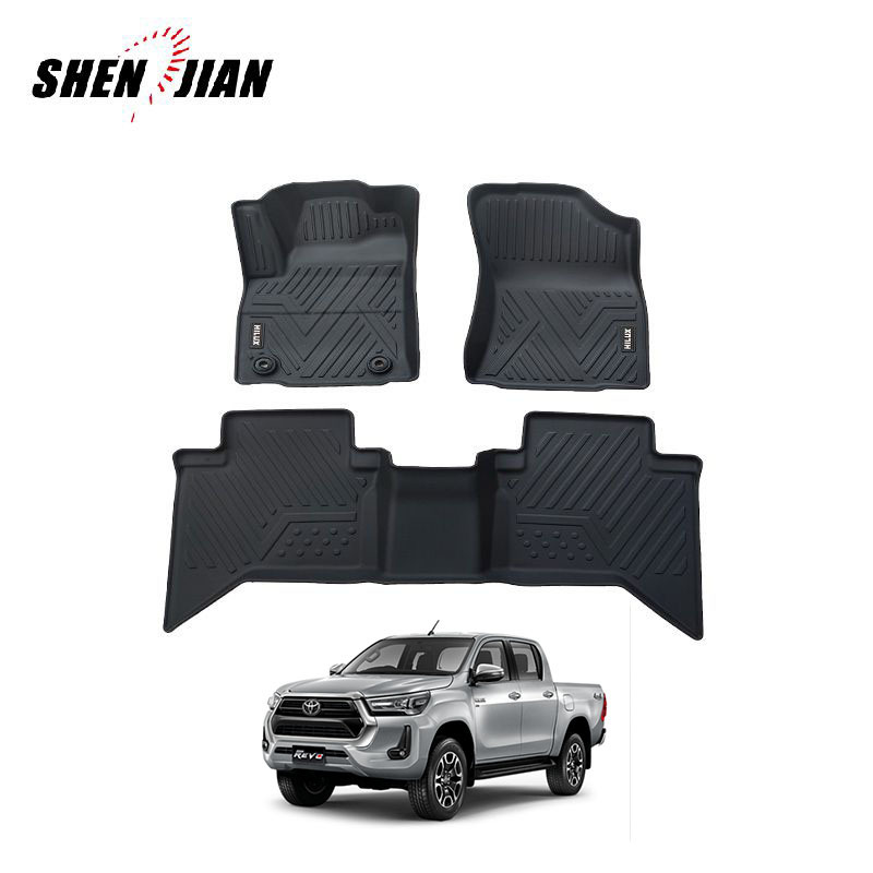 Toyota Hilux 3D 5D Car Floor Mats Manufacturer