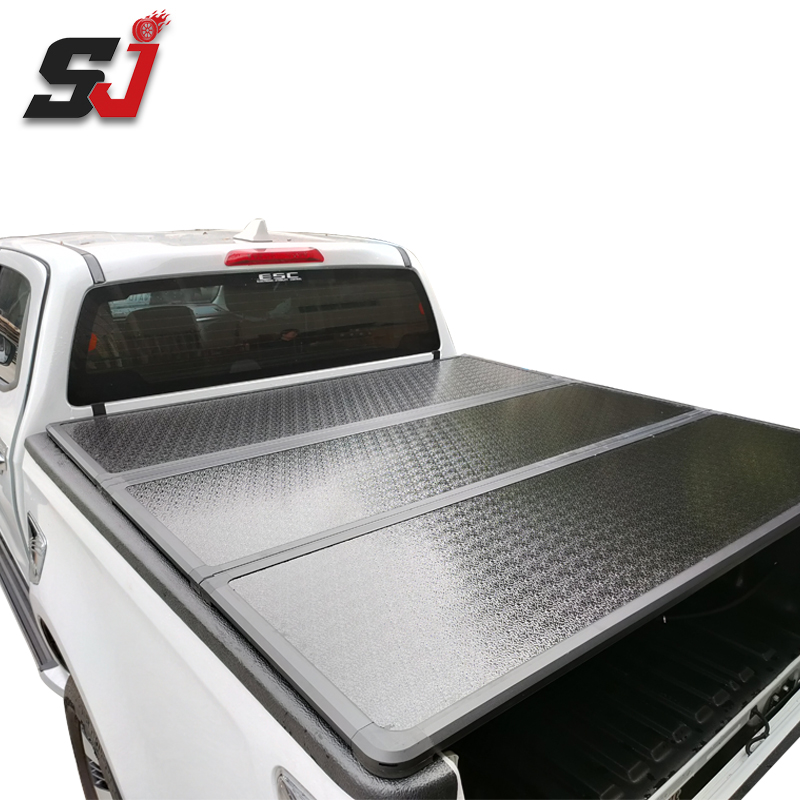 Tonneau Hard Tri-fold Truck Bed Cover For Toyota Hilux|sjcar.net