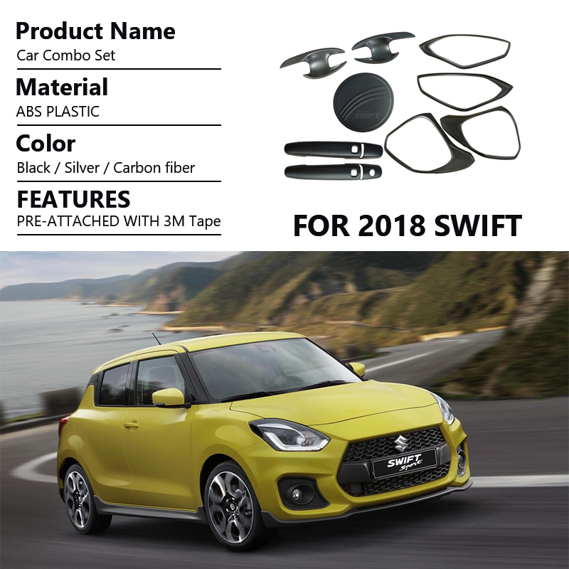 Car Exterior Accessories Light Cover Body Kit for Suzuki Swift