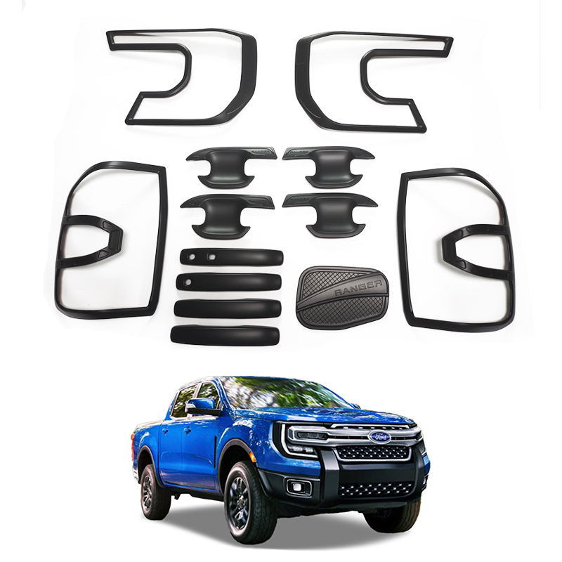 Car Body Kit Garnish Combo Set for Ford Ranger 2023 Accessories
