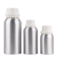 Hot sale Aluminum Essential Oil Bottle metal Container with tamper evident cap small medicine aluminum bottle Cosmetics Packing