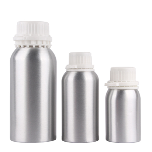 Hot sale Aluminum Essential Oil Bottle metal Container with tamper evident cap small medicine aluminum bottle Cosmetics Packing