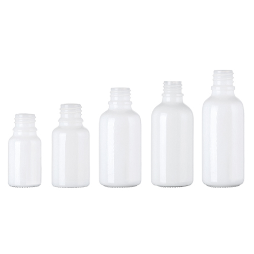 10ml 15ml 20ml 30ml 50ml 100ml glossy raw material white essential oil face gel cosmetic lotion glass bottle
