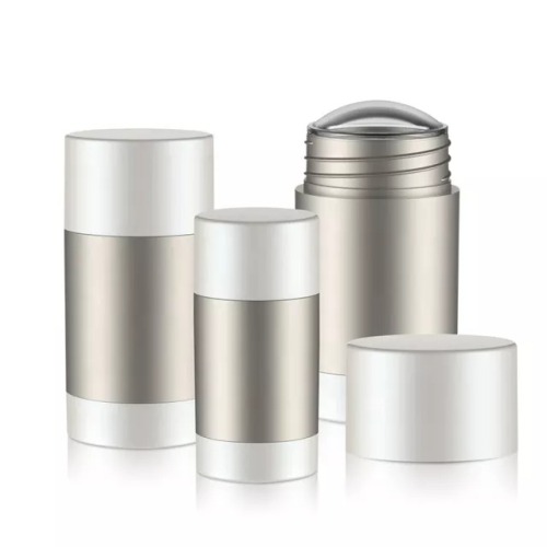 Empty 30g 50g 75g AS Round Stick Deodorant Container 30ml 50ml 75ml Contenedor De Palo Desodorante Manufacturer Wholesale