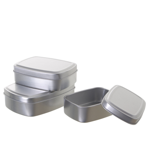 80ml 100ml 150ml lunch aluminium packaging square tin containers square aluminum jar metal tin cans for tea