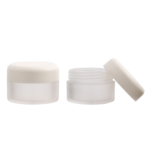 20ml Wholesale Custom high quality Empty Matte White Cosmetic AS Cream Jar