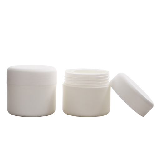 30ml 50ml 100ml 200ml 250ml Fast Delivery PP Plastic Cream Jar White Double Wall Cosmetic Jars Containers With Screw Cap