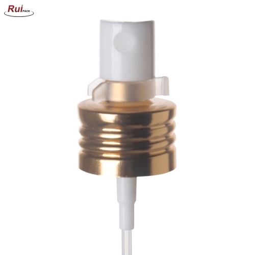 Color customized easy perfume rachet pump aluminum perfume snap on fine mist sprayer RP-PHPS32
