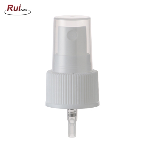 Manufacturer Supply 18mm 20mm 22mm 24mm 28mm white Plastic Cosmetic Fine Mist Perfume Pump Plastic Ribbed Sprayer RP-PHPS02