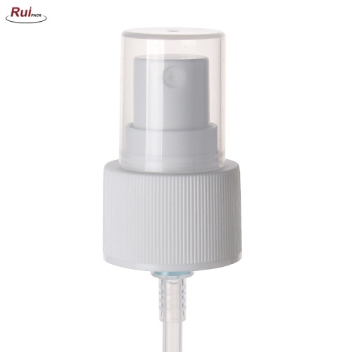Factory Price 20/24mm White Rebbid Perfume Spray Crimp Pump Sprayer wiht Plastic Cover for Mist Spray Bottle RP-PHPS33