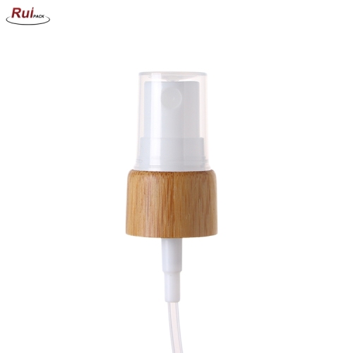 Cheap Bamboo Perfume Pump Perfume Bottle Sprayer With Full Cover RP-PHPS20