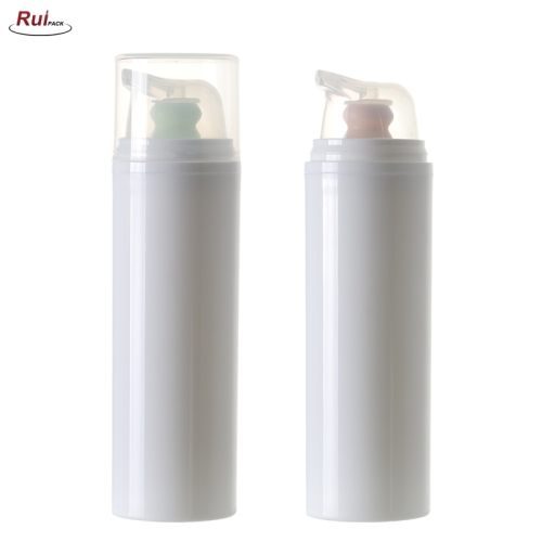 All plastic no metal part airless pump sprayer bottle 15ml 30ml 50ml vacuum bottle