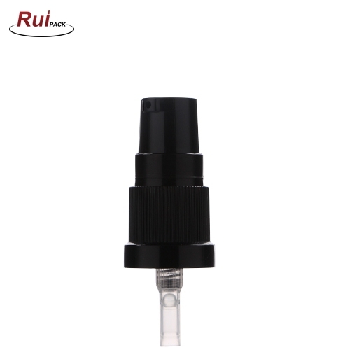 Special easy crimp black plastic pump spray for perfume bottle RP-PHCP06