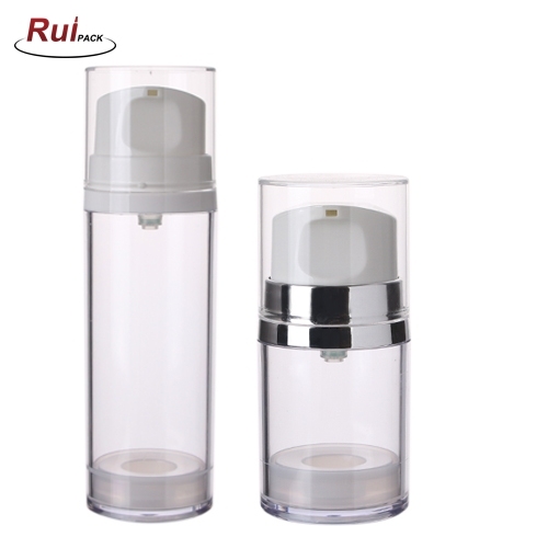 50/80/120ml acrylic clear airless pump sprayer bottle vacuum bottle