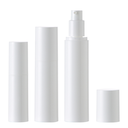 15g 30g 50g PP empty airless bottle with snap on airless cream pump