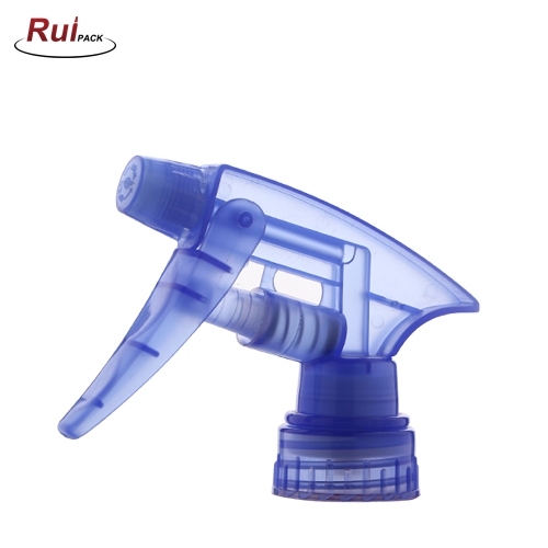 China Manufacturer High Quality 28/400 Transparent Blue Plastic Mouse Trigger Sprayer RP-PHTS13
